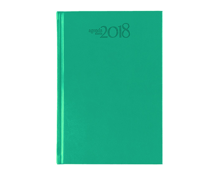 AGENDA DIARIA 2018 AD2018 AZUL CLARO